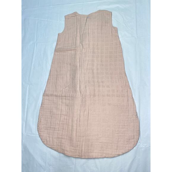 Mushie Blush Pink Organic Cotton Muslin Wearable Blanket Sleep Sack Sleeping Bag - Picture 6 of 6